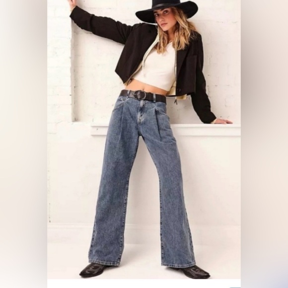 We The Free Denim - We the Free Luca Super Slouch High Waist Wide Leg Jeans NWOT